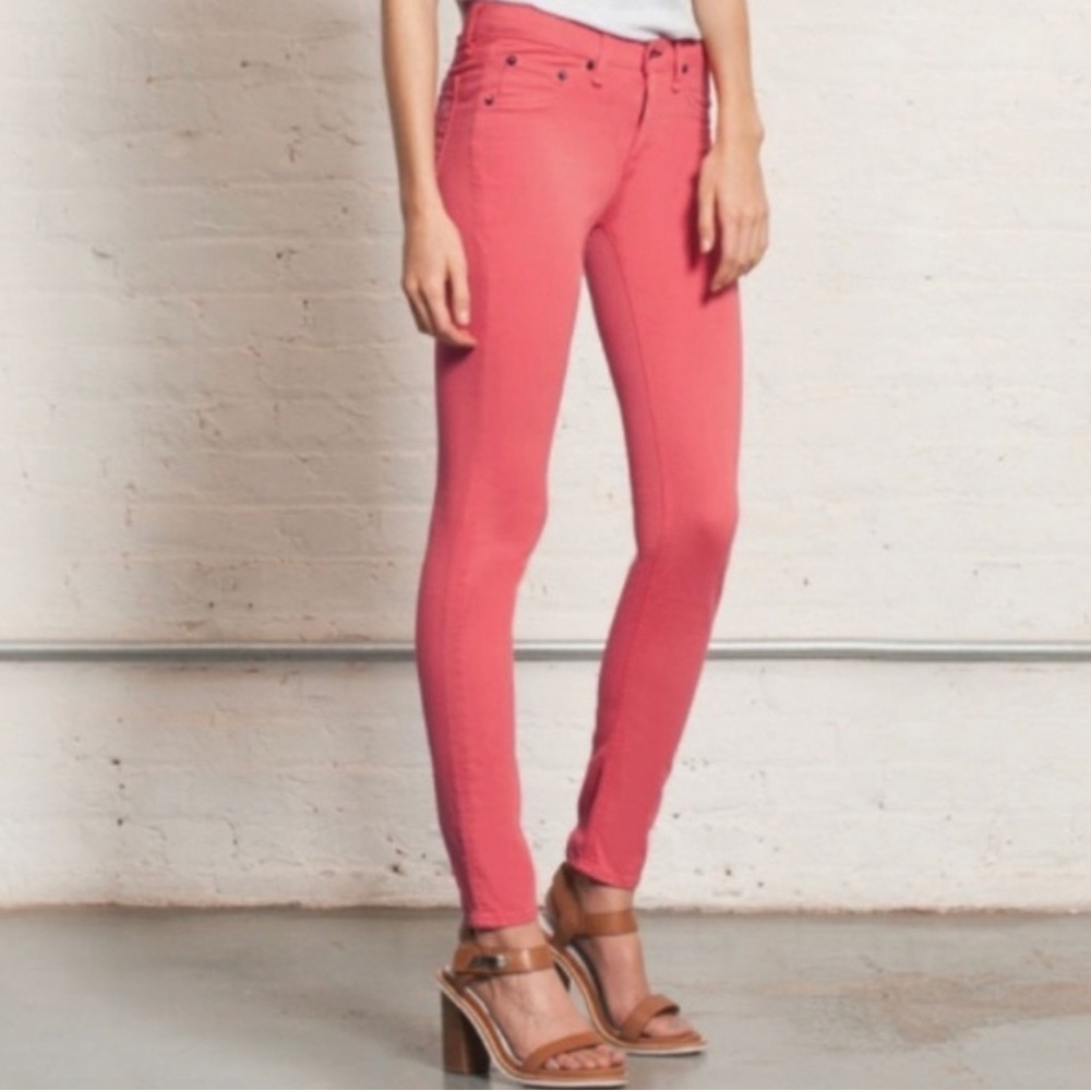 Rag & Bone Jeans stretch fabric - Spiced Coral
